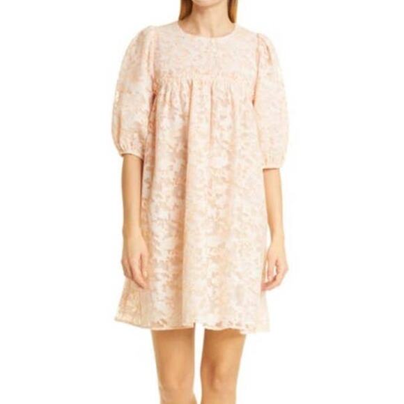 Stine Goya Dress Doris Lace babydoll minidress beige size X-Small XS - Picture 1 of 5